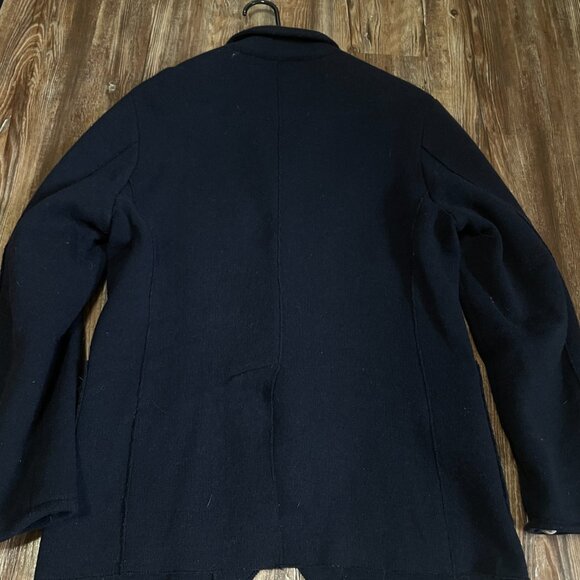 Barena Lana Wool Knit Blazer Single Breasted 3-Button Size 52 Italy or M (40) US - Picture 5 of 8